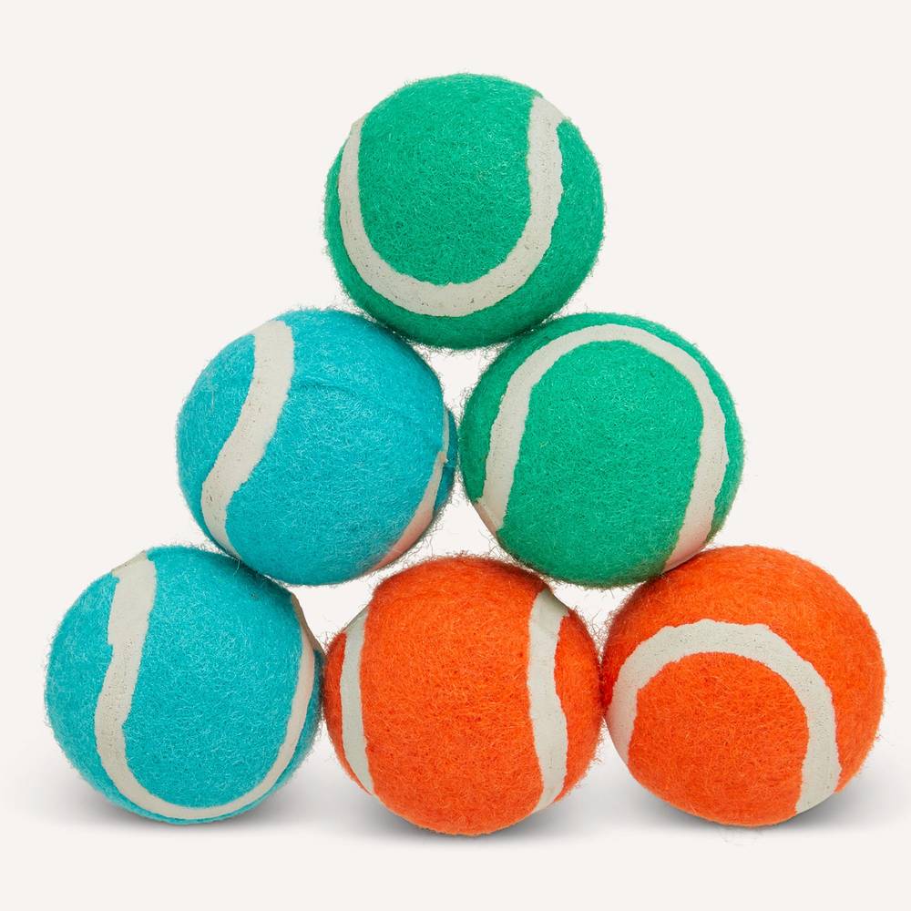 Joyhound Game on Tennis Ball Dog Toys (6 ct) (1.5 in/assorted)