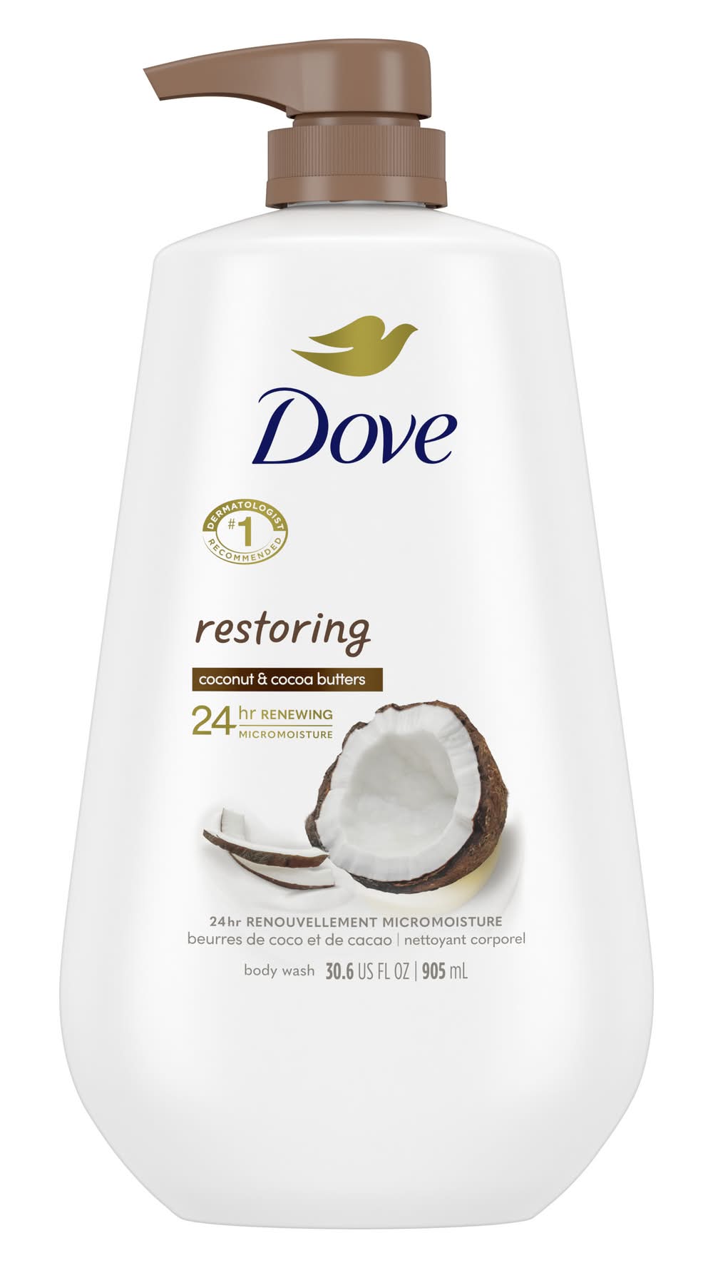 Dove Body Wash, Coconut & Cocoa Butte (30.6 oz)