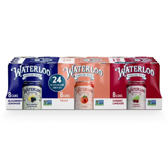 Waterloo Sparkling Variety pack (24 ct, 12 fl oz)