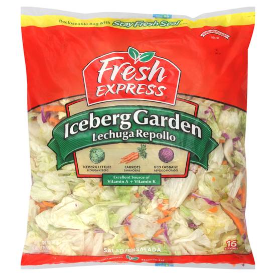 Fresh Express Iceberg Garden Lechuga Repollo Salad