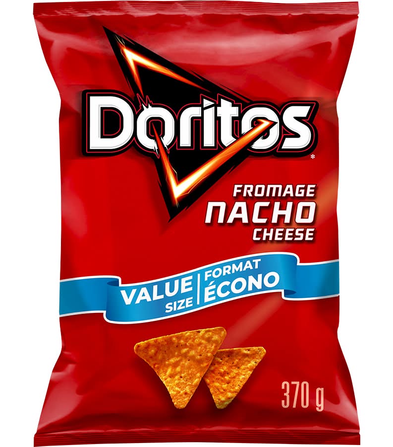 Doritos Tortilla Chips, Nacho Cheese (370 g)