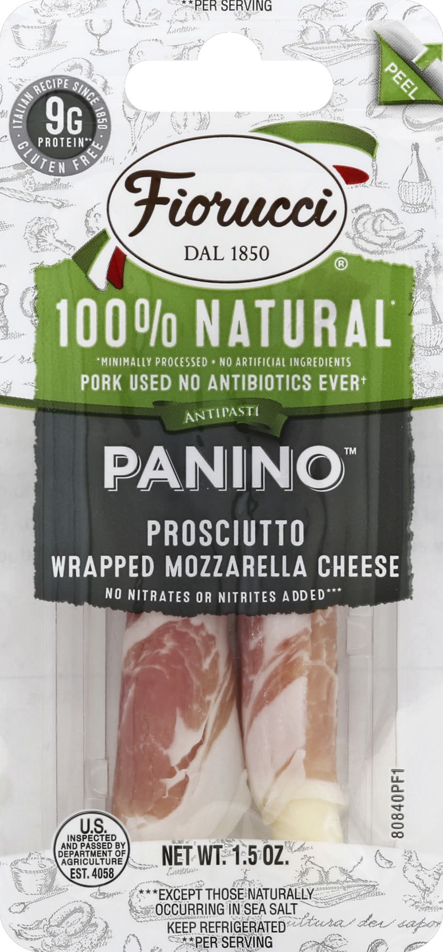 Fiorucci Panino Prosciutto Wrapped Mozzarella Cheese (1.5 oz)