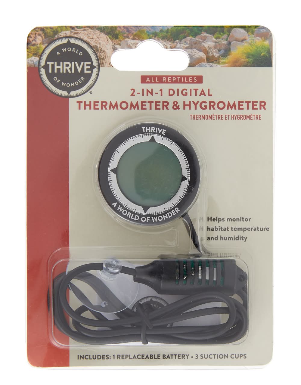 Thrive 2-in-1 Digital Thermometer & Hygrometer