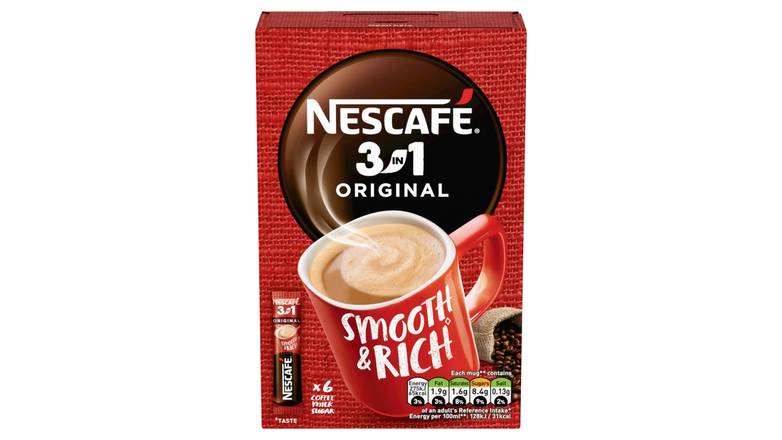 Nescafe Instant 3in1 6pk