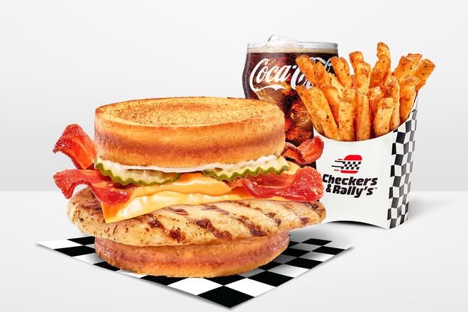 Grilled Bacon Sourdough Clucker Combo