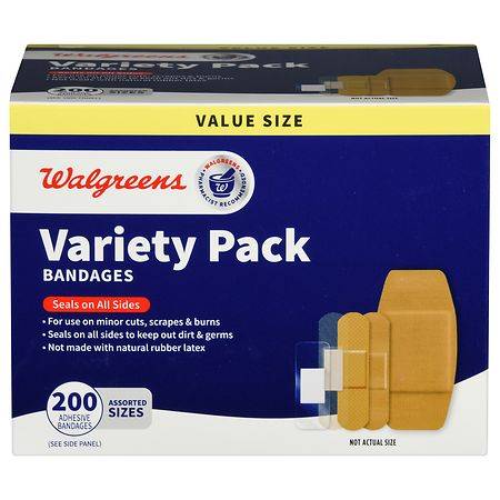 Walgreens Bandage Variety pack (200 ct)