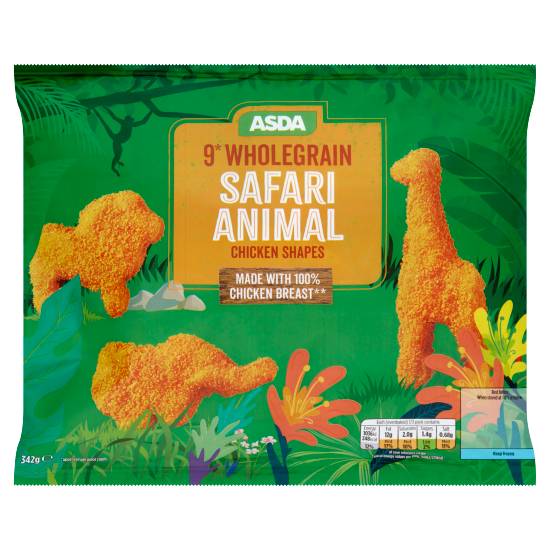 ASDA Wholegrain Safari Animal Chicken Shapes (342g)