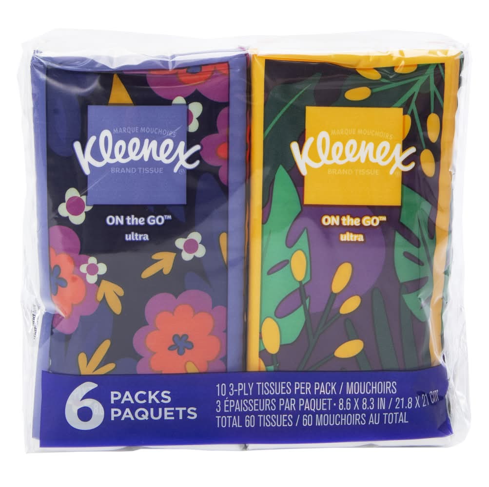 Kleenex® On The Go™ Ultra Tissues 6-Count