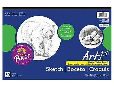 Pacon Art1st 12 x 18 Sketch Pad, 50 Sheets/Pad (4747)