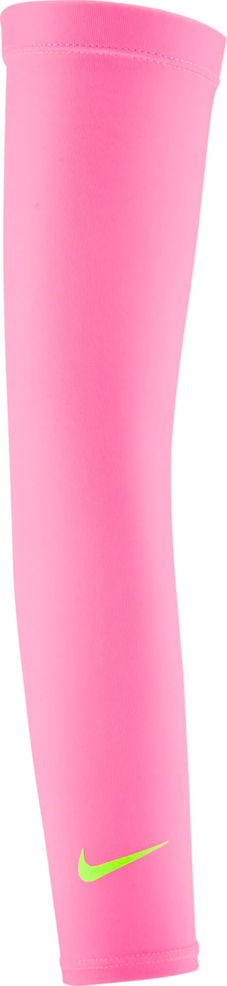 Nike Pro Youth Dri-FIT Arm Sleeve (Pink Pow/Volt Ice, S/M)