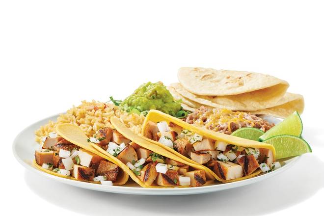 Pollo Asado Street Taco Plate
