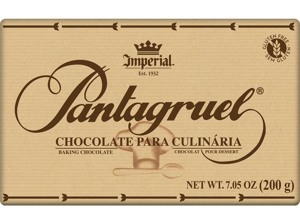 Pantagruel - Chocolate culinário, embalagem de 200g