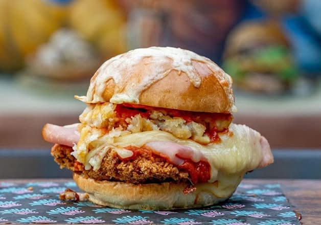 Chicken Parmy Burger