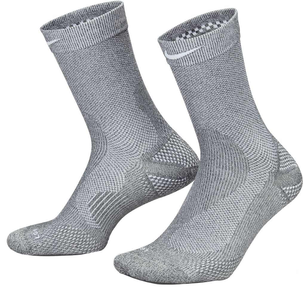 Nike Running Lightweight Crew Socks - 1 Pair (Grey, L)