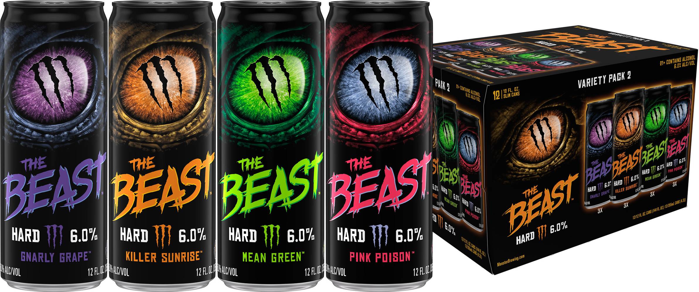 Beast Unleashed Variety pack (12 x 12 fl oz)