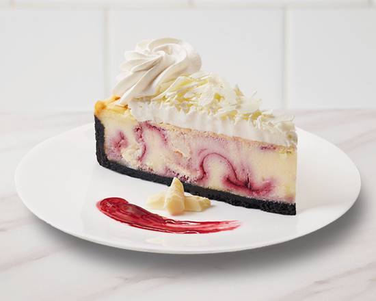 White Chocolate Raspberry Cheesecake Slice