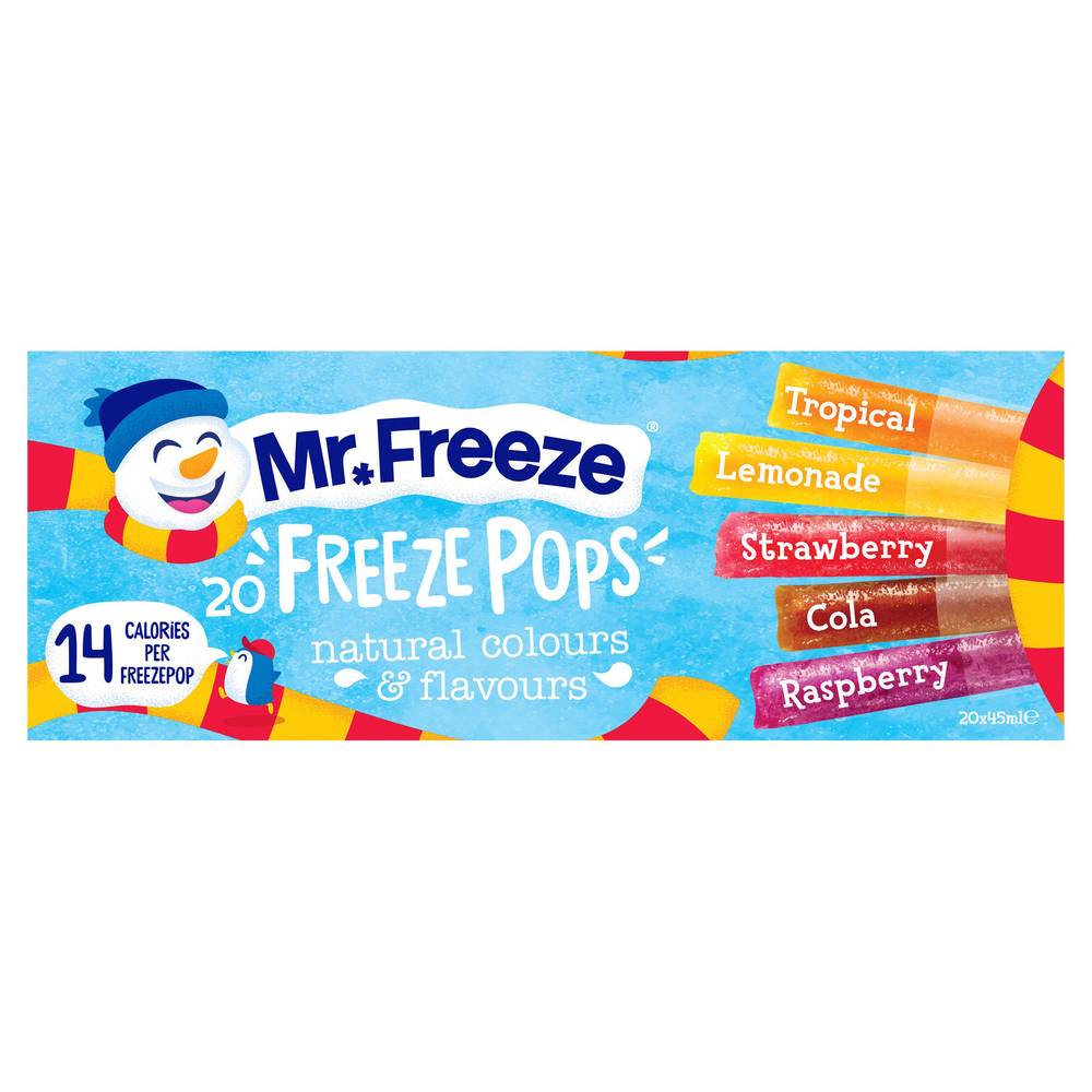 Calypso Mr Freeze Ice Pops 20x45ml