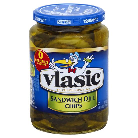 Vlasic Fresh Packed Sandwich Dill Chips Pickles