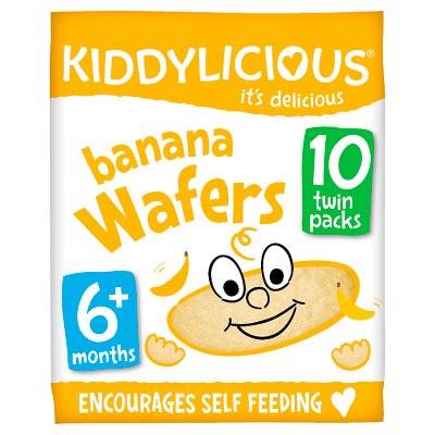 Kiddylicious 10 Banana Wafers (40g)