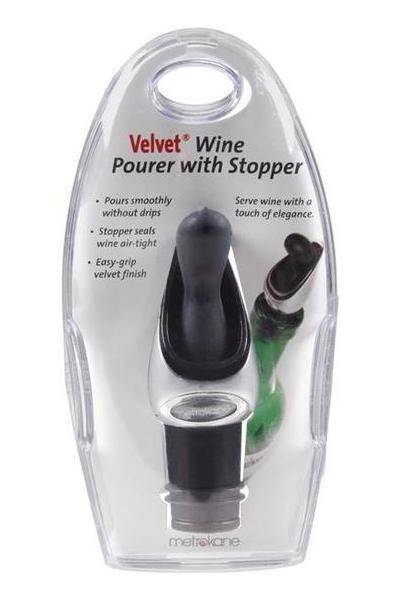 Rabbit Velvet Wine Pourer With Stopper