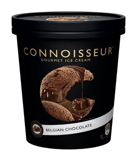 Connoisseur Ice Cream Belgian Chocolate Tub (1L)