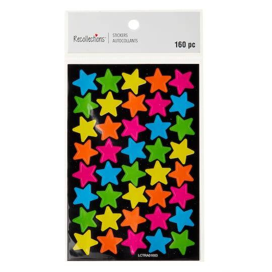 Neon Star Stickers By Recollections