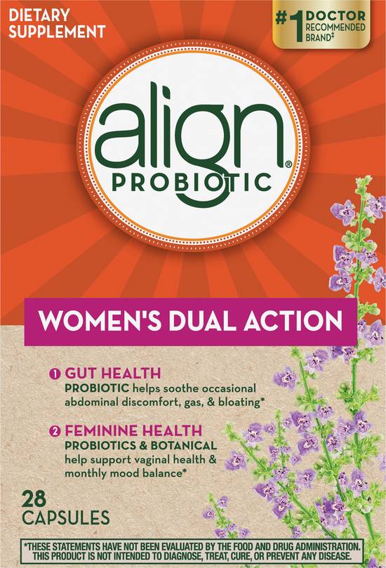 Align Probiotic Women's Dual Action Health Capsules