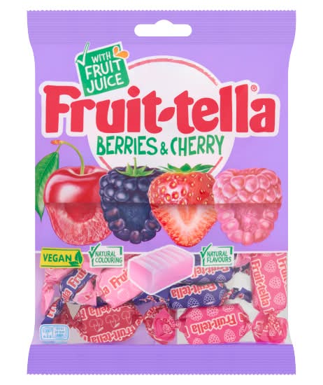 Fruit-tella Assorted, Chewy Sweets (170g)