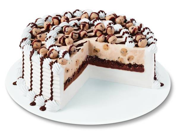 COOKIE DOUGH BLIZZARD CAKE