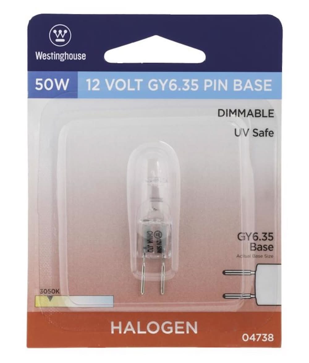 Westinghouse 50 W T4 Decorative Halogen Bulb 900 Lm White 1 Pk