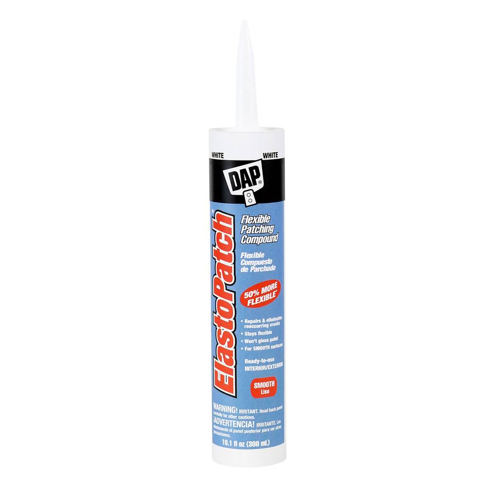 DAP Elasto Patch 10.1-oz Waterproof Interior/Exterior White Patching Compound | 12276