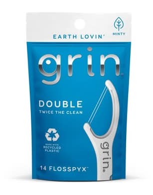 Grin Oral Care Double Floss Picks (14 ct)