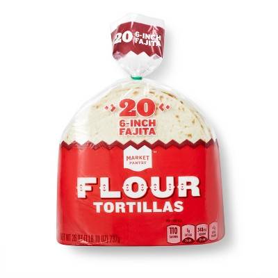 Market Pantry Flour Tortillas (26 oz, 20 ct)