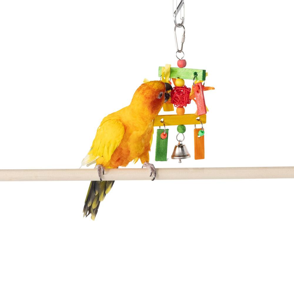 All Living Things® Wooden Wind Chime Bird Toy