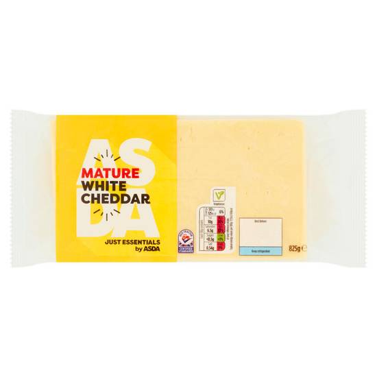 Asda Just Essentials Mature White Cheddar 825g