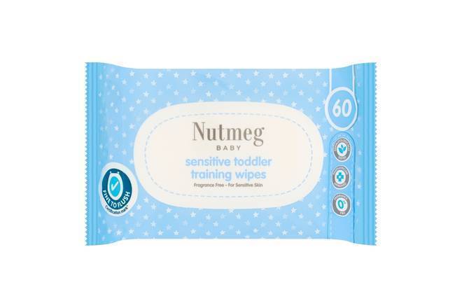 Nutmeg Sensitive Baby Wipes 60pk