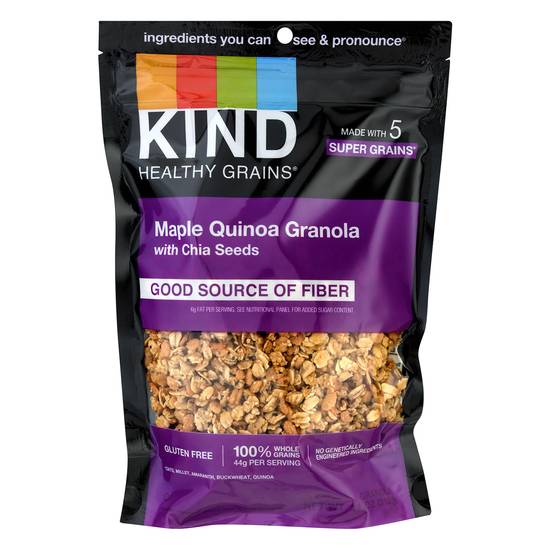 Kind Healthy Grains Maple Quinoa Granola With Chia Seeds