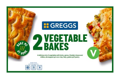 Greggs Vegetable Bakes (2 pack)