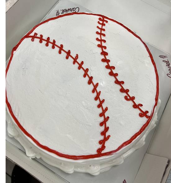 Baseball CARVEL Ice Cream Cake