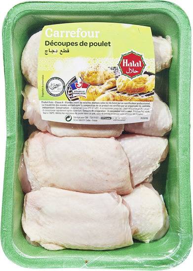 Carrefour - Découpes de poulet halal