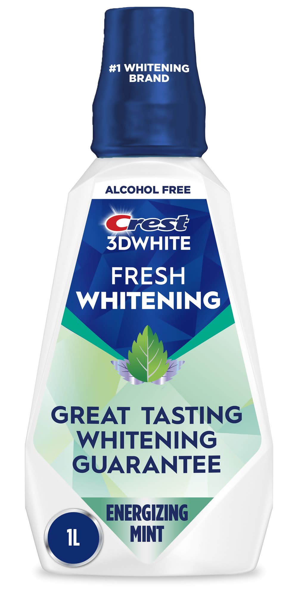 Crest 3D White Brilliance Clean Mint Whitening Mouthwash (33.8 fl oz)