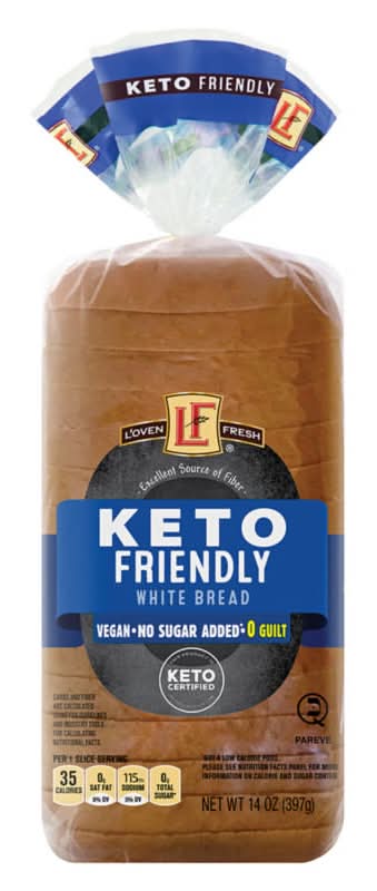 L'oven Fresh Vegan Keto Friendly White Bread (14 oz)