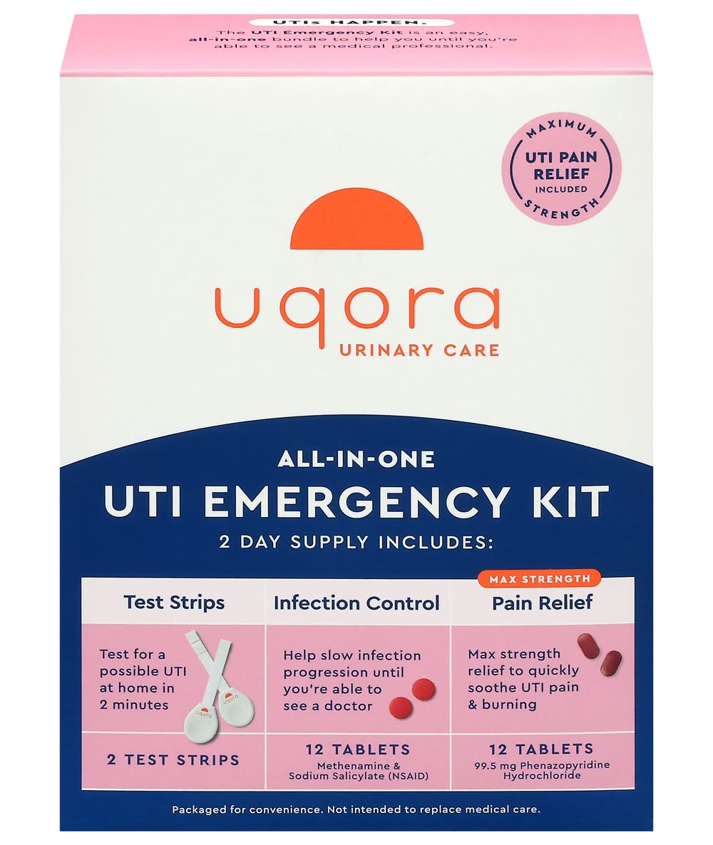 Uqora Urinary Care All-In-One Uti Emergency Kit