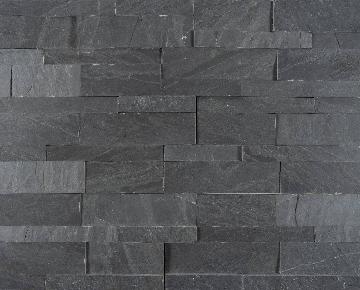 Satori Charcoal Ledgestone 6-in x 12-in Natural Natural stone Stone look Standard Wall Tile ( 0.48-sq ft Piece ) | 1001-0111-1