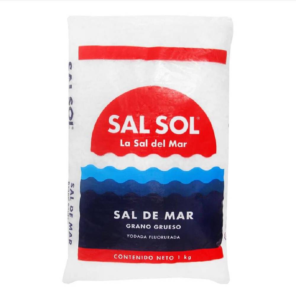 Sal sol sal yodada fluorurada (bolsa 1 kg)