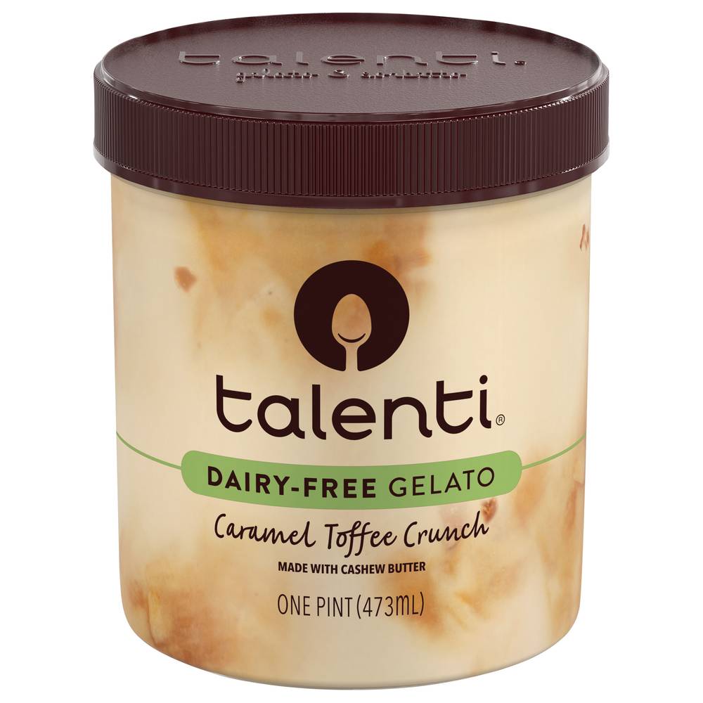 Talenti Dairy-Free Gelato (caramel toffee crunch)