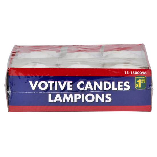 Dollarama Votive Candles In A Box, 6 Pack (Asst.)