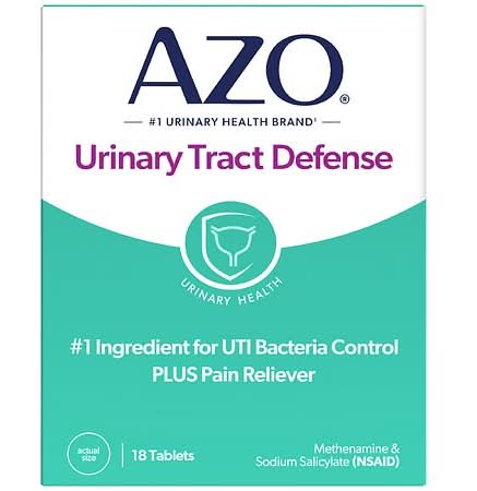Azo Urinary Tract Defense Antibacterial Protection Tablets (18 ct)