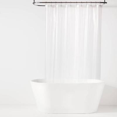 Room Essentials Lightweight Shower Curtains, 70x71 in, Clear