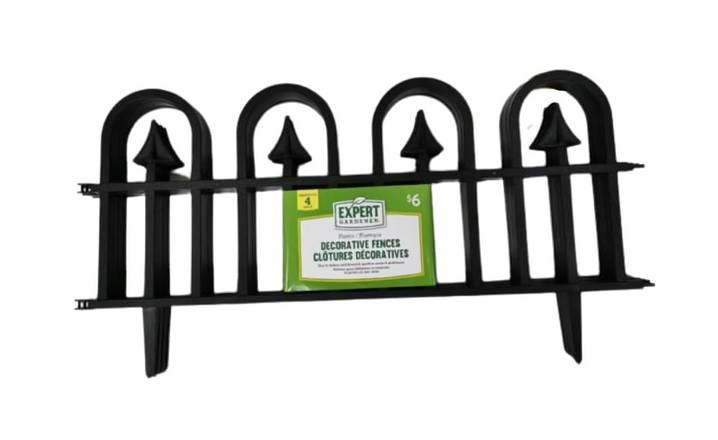 Expert Gardener Plastic Wrouth Iron Fence 60 cm (1 unit)